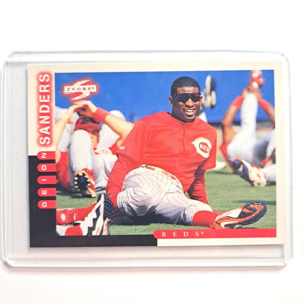 1997 Pinnacle #59 Deion Sanders Baseball Card